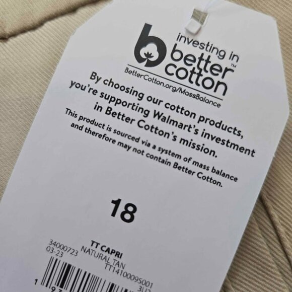 Capri Pants Women's Size 18 NEW #820 - Picture 4 of 5